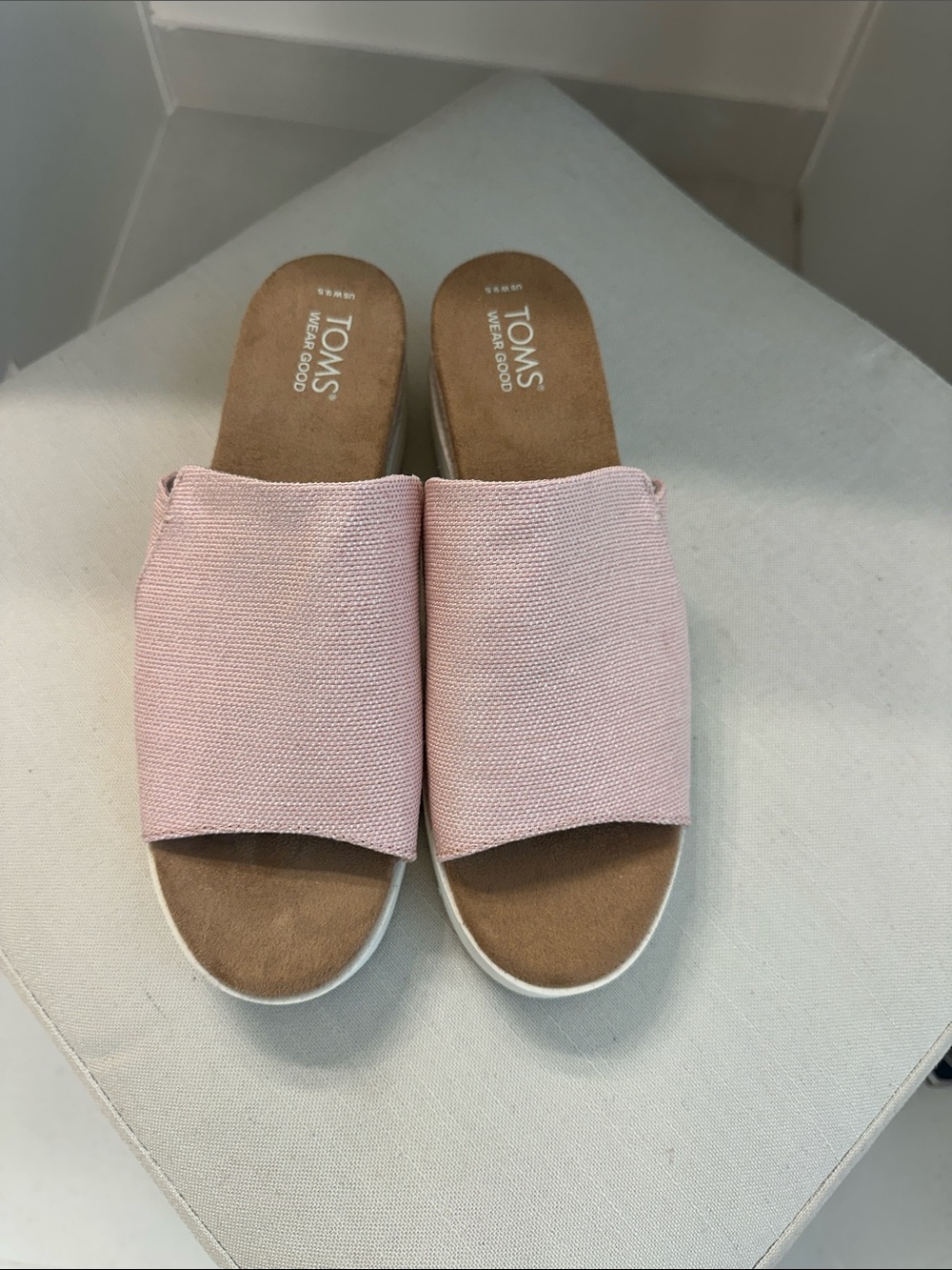 Toms Diana Women's Light Pink Slide Mules